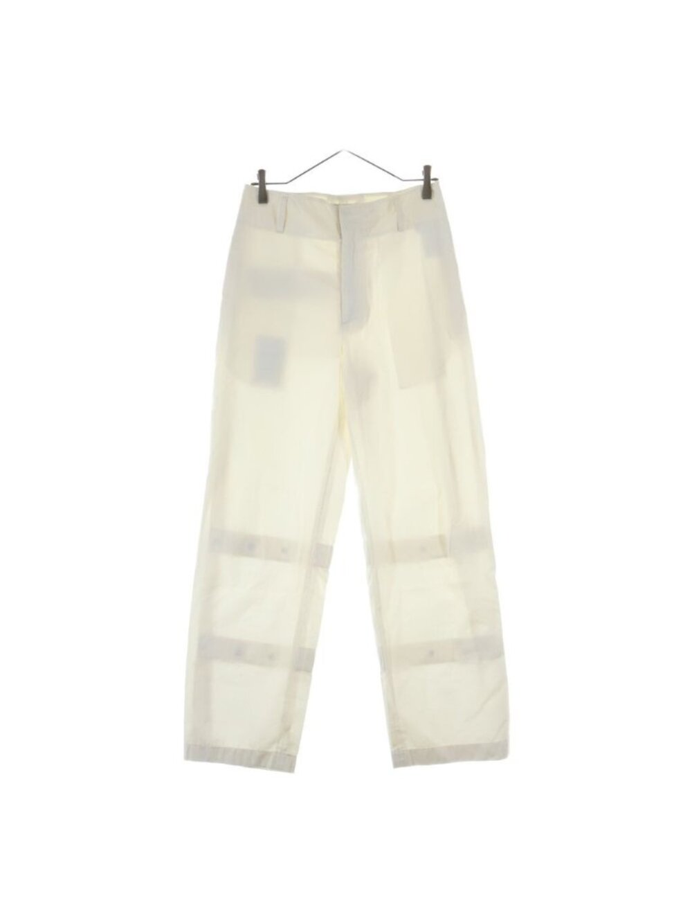 Bottega Veneta Nylon Wide Pants White